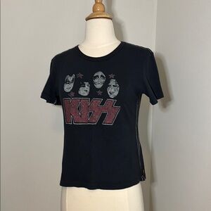 Trunk Ltd Black Short Sleeve Tee Band Graphic